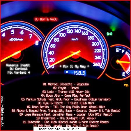 romania inedit - dj contest - dj dinte rosu mix variant 4 (2007)

* mix it my way :

01. michael