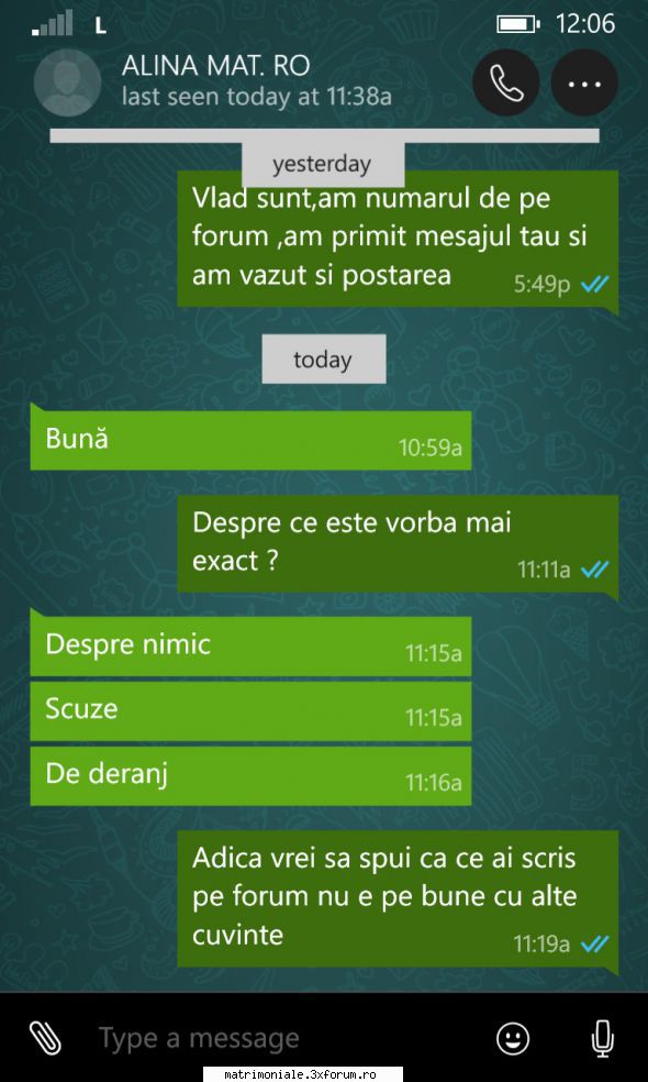 Bună - auziti fratii mei ... a reusit cnva sa vorbeasca - Femei